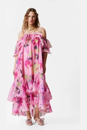 & OTHER STORIES Schulterfreies Maxikleid Mit Rüschen - , 32