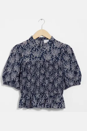 & OTHER STORIES Gesmokte Bluse Mit Schößchen - , 32