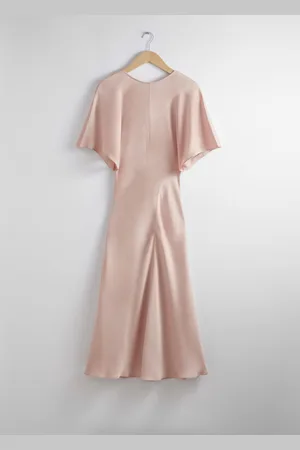 & OTHER STORIES Midikleid Aus Satin - , XS