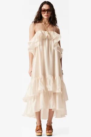 & OTHER STORIES Schulterfreies Maxikleid Mit Rüschen - , 32