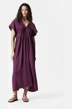 & OTHER STORIES Plissiertes Midikleid Mit Dolman-Ärmeln - , XS