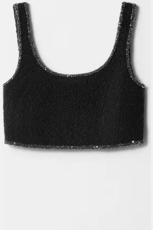 & OTHER STORIES Paillettenbesetztes Bralette-Oberteil Aus Bouclé - , XS