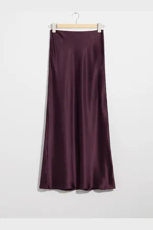 & OTHER STORIES Maxirock Aus Satin - , 32