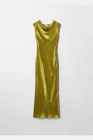 & OTHER STORIES Drapiertes Maxikleid Aus Samt - , 32