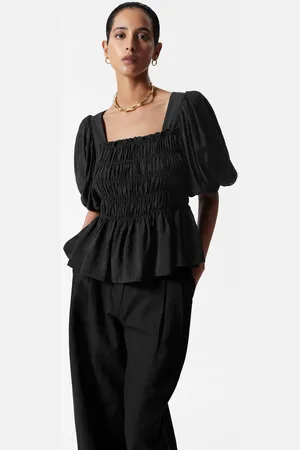 & OTHER STORIES Gesmokte Bluse Mit Puffärmeln - , XS