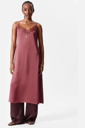 & OTHER STORIES Midi-Trägerkleid Aus Satin - , 32