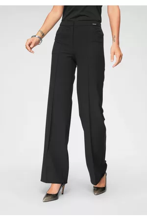 Bruno Banani Damen Weite Hosen - Bügelfaltenhose, auch in Kurz und Langgrößen