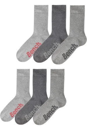 Bench Socken, (Box, 6 Paar), mit verschiedenfarbigen Logos
