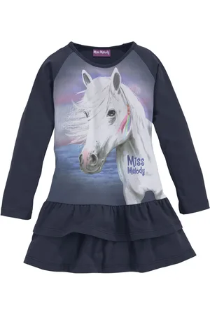 Miss Melody Jerseykleid, toller Frontdruck mit Glitzereffekt