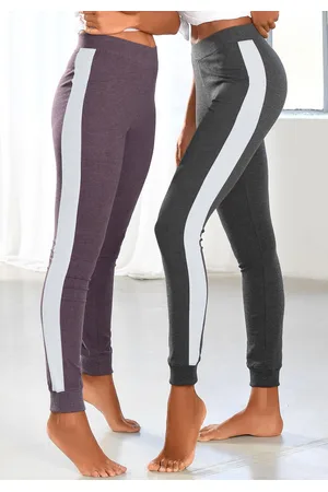 ARIZONA Leggings, (2er-Pack), mit breitem Streifen