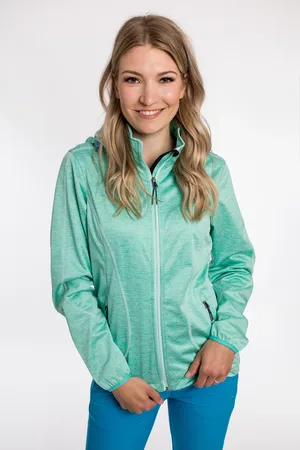 DEPROC-Active Softshelljacke »JOSEPHIN PEAK WOMEN«, mit abnehmbarer Kapuze