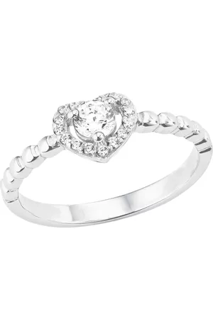 Amor Silberring »Herz, 2024026, 2024059, 2024060, 2024061, 2024062«, mit Zirkonia