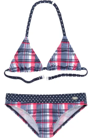 Venice Beach Triangel-Bikini, im süßen Karodruck