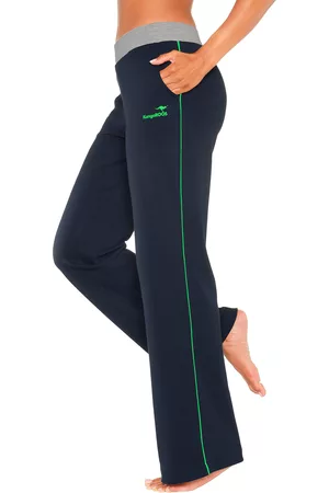 KangaROOS Damen Hosen & Jeans - Relaxhose, mit breitem Bund