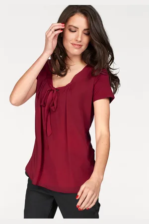 Aniston Shirtbluse, mit gedoppeltem Vorderteil