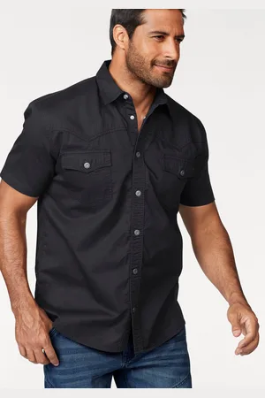 ARIZONA Kurzarmhemd, im Western-Stil