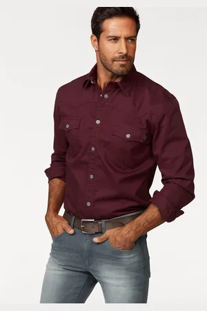 ARIZONA Langarmhemd, im Western-Stil
