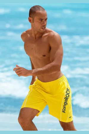 KangaROOS Badeshorts, mit Schriftzug
