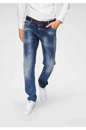 Cipo & Baxx Straight-Jeans »Red Dot«