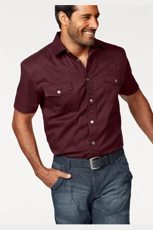 ARIZONA Kurzarmhemd, im Western-Stil