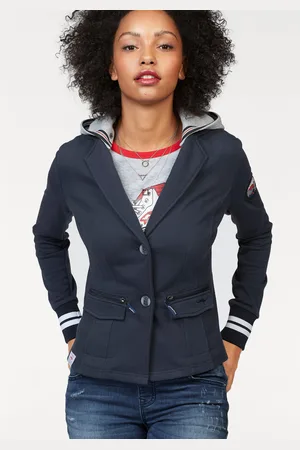 KangaROOS Sweatblazer, mit vielen Details und abnehmbarer Kapuze