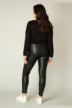 Base Level Leggings »Alene«, In leicht glänzender Lederimitat-Optik