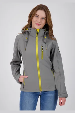 DEPROC-Active Softshelljacke »PEAK CREEK WOMEN«, mit abnehmbarer Kapuze