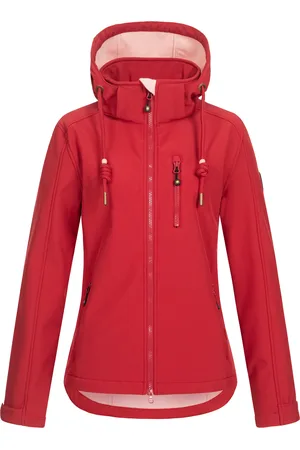 DEPROC-Active Softshelljacke »PEAK CREEK WOMEN«, mit abnehmbarer Kapuze