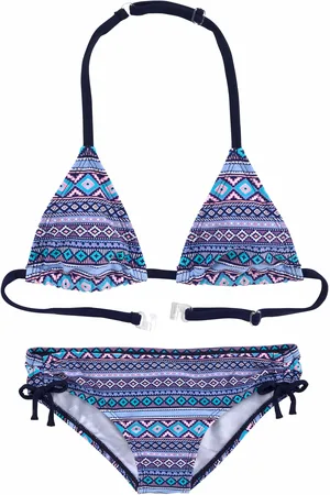 QS by s.Oliver Triangel-Bikini, mit grafischem Druck