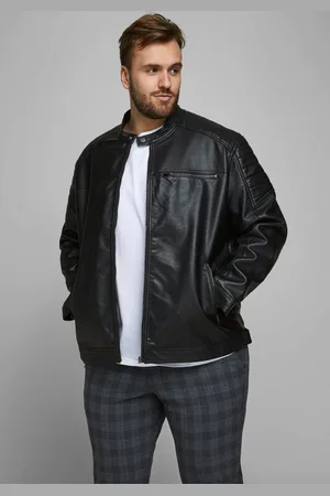 JACK & JONES Bikerjacke »ROCKY JACKET«, bis Größe 6XL