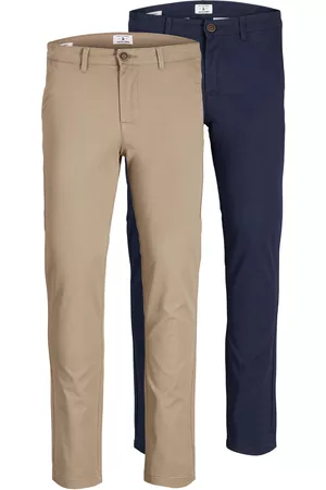 JACK & JONES Chinohose »SLIM FIT MARCO 2PCS«, (Packung, 2 tlg., 2er-Pack)
