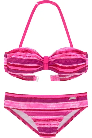 Buffalo Bandeau-Bikini »May Kids«, mit knalligem Streifendruck