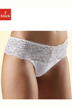 Nuance String, (2 St.), Dessous mit breitem Spitzenband