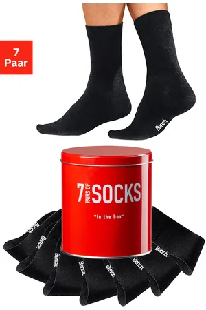 Bench Businesssocken, (Dose, 7 Paar), in der praktischen Dose