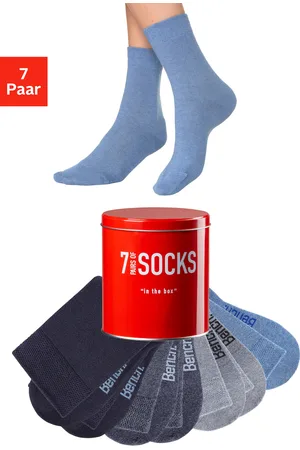 Bench Businesssocken, (Dose, 7 Paar), in der praktischen Dose