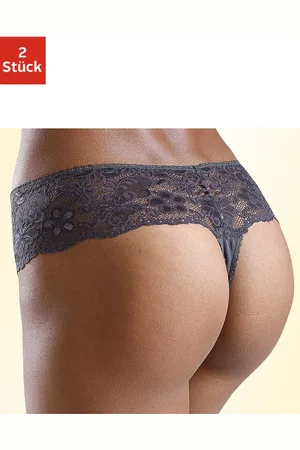 Nuance String, (2 St.), Dessous mit breitem Spitzenband