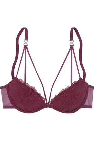 Lascana Push-up-BH, aus Spitze mit hübscher Bändchenoptik, sexy Dessous
