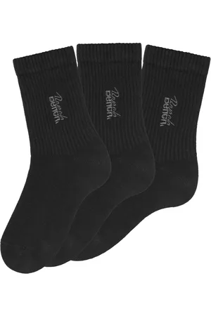 Bench Basicsocken, (Packung, 3 Paar), mit Bench Stickerei
