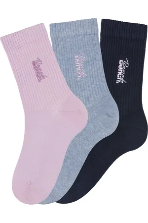 Bench Basicsocken, (Packung, 3 Paar), mit Bench Stickerei