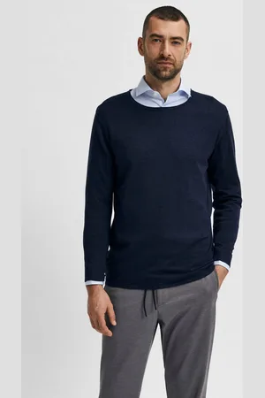 SELECTED Rundhalspullover »ROME KNIT«