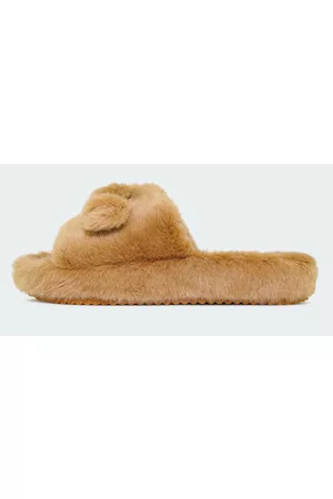 flip*flop Damen Hausschuhe - Pantoffel »slide*fur 2«, mit kuscheliger Innensohle