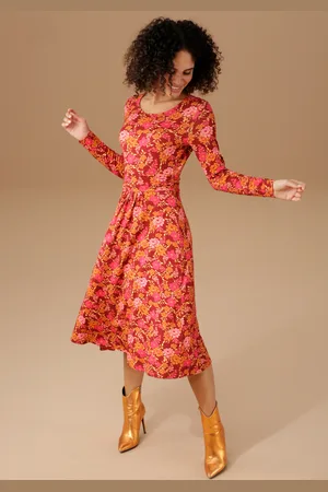 Aniston Jerseykleid, mit romantischem Blumendruck