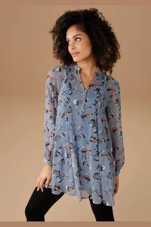 Aniston Longbluse, mit dekorativer Biesenverzierung