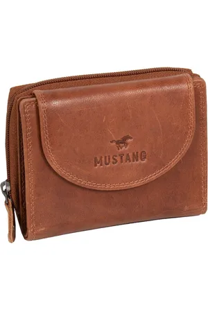 Mustang Geldbörse »Udine leather wallet top opening«, im praktischen Format