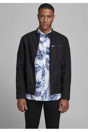 JACK & JONES Bikerjacke »ROCKY JACKET«, ohne Kapuze