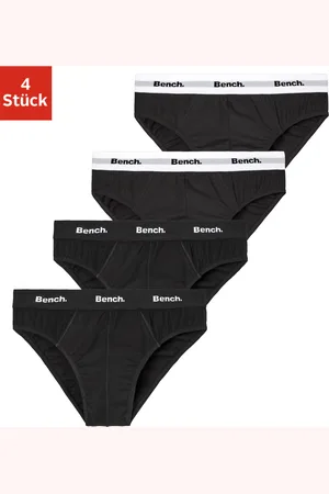 Bench Slip, (Packung, 4 St.), mit kontrastfarbigem Webbündchen