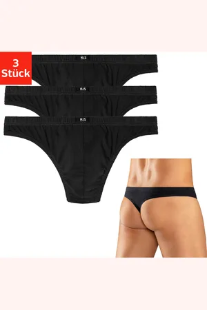 H.I.S String, (Packung, 3 St.), aus weichem Baumwoll-Stretch