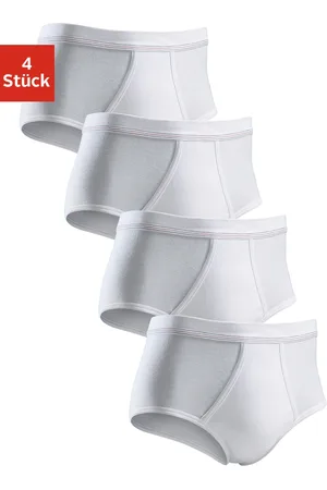 Clipper Slip, (Packung, 4 St.), schlichtes Basic für jeden Tag aus Feinripp