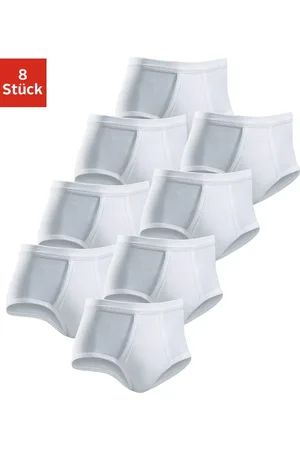 Clipper Slip, (Packung, 8 St.), schlichtes Basic für jeden Tag aus Doppelripp