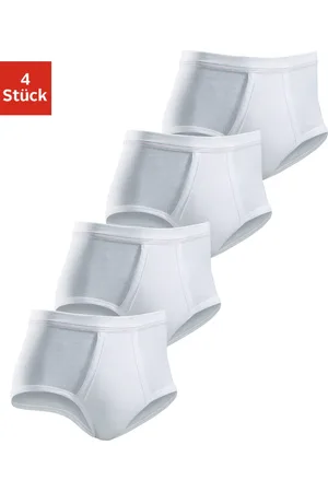 Clipper Slip, (Packung, 4 St.), schlichtes Basic für jeden Tag aus Doppelripp
